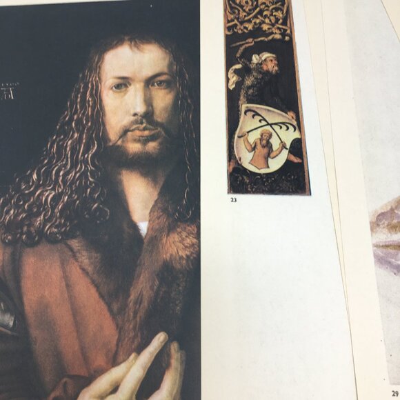 Bundle of Albrecht Dürer Portraits Religious Renaissance Gothic Art Prints - Picture 11 of 16
